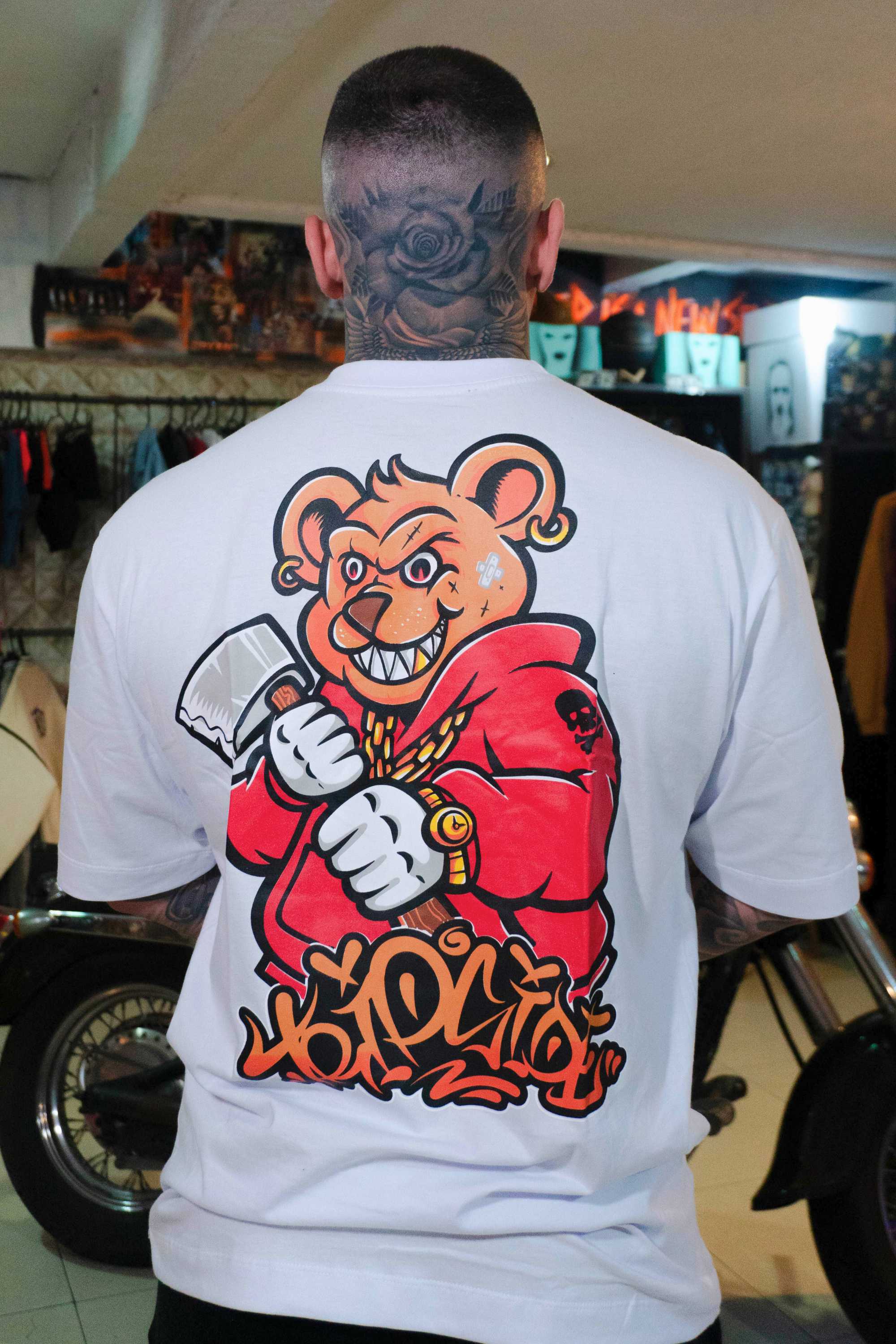 Camiseta Oversized Trip Side Branco