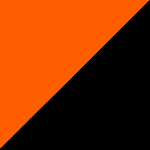 Preto com Laranja