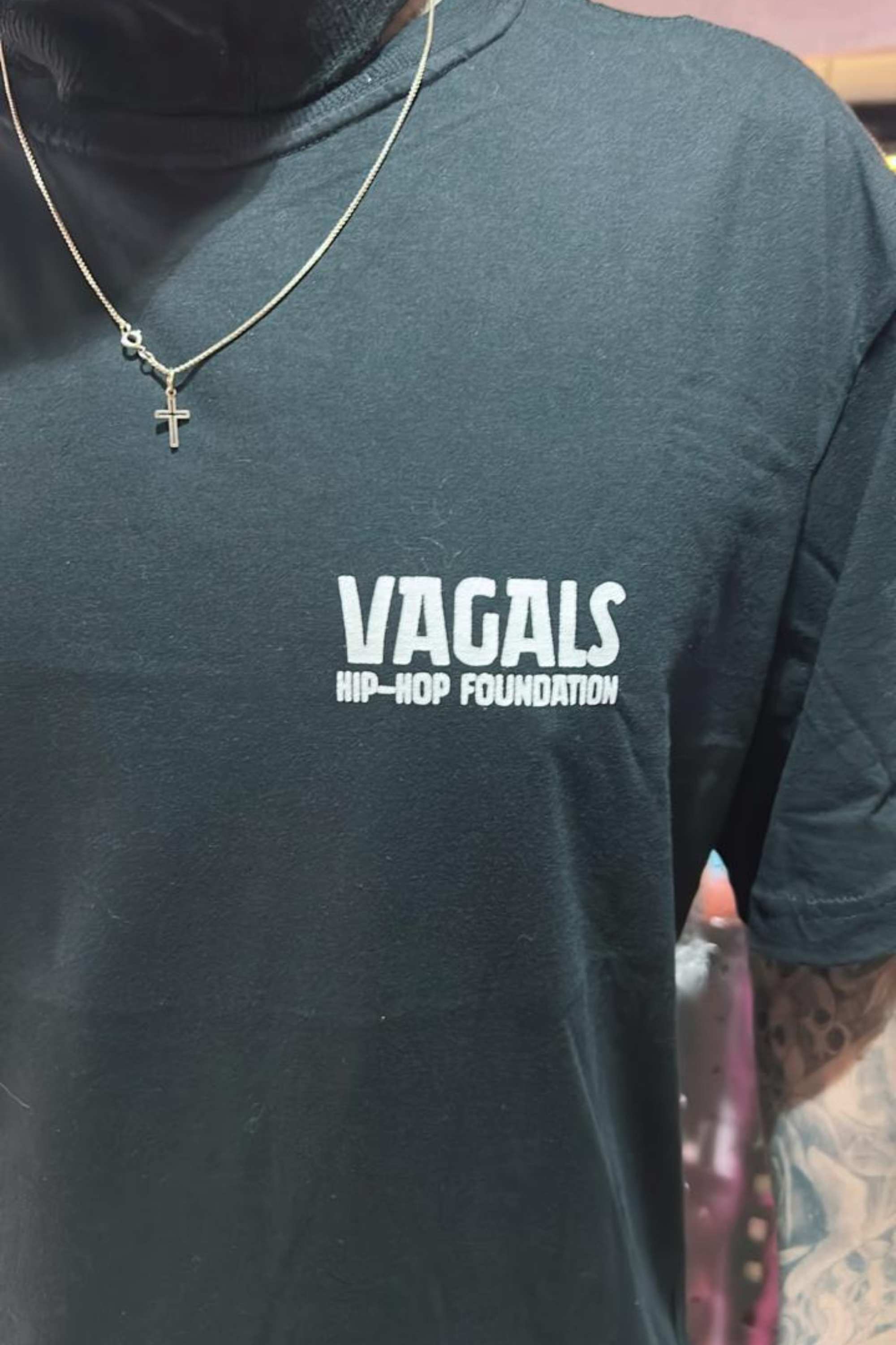 Camiseta Oversized Vagals Hip Hop Preta